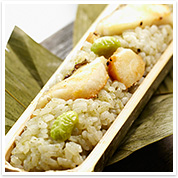 鯛バジルおこわ